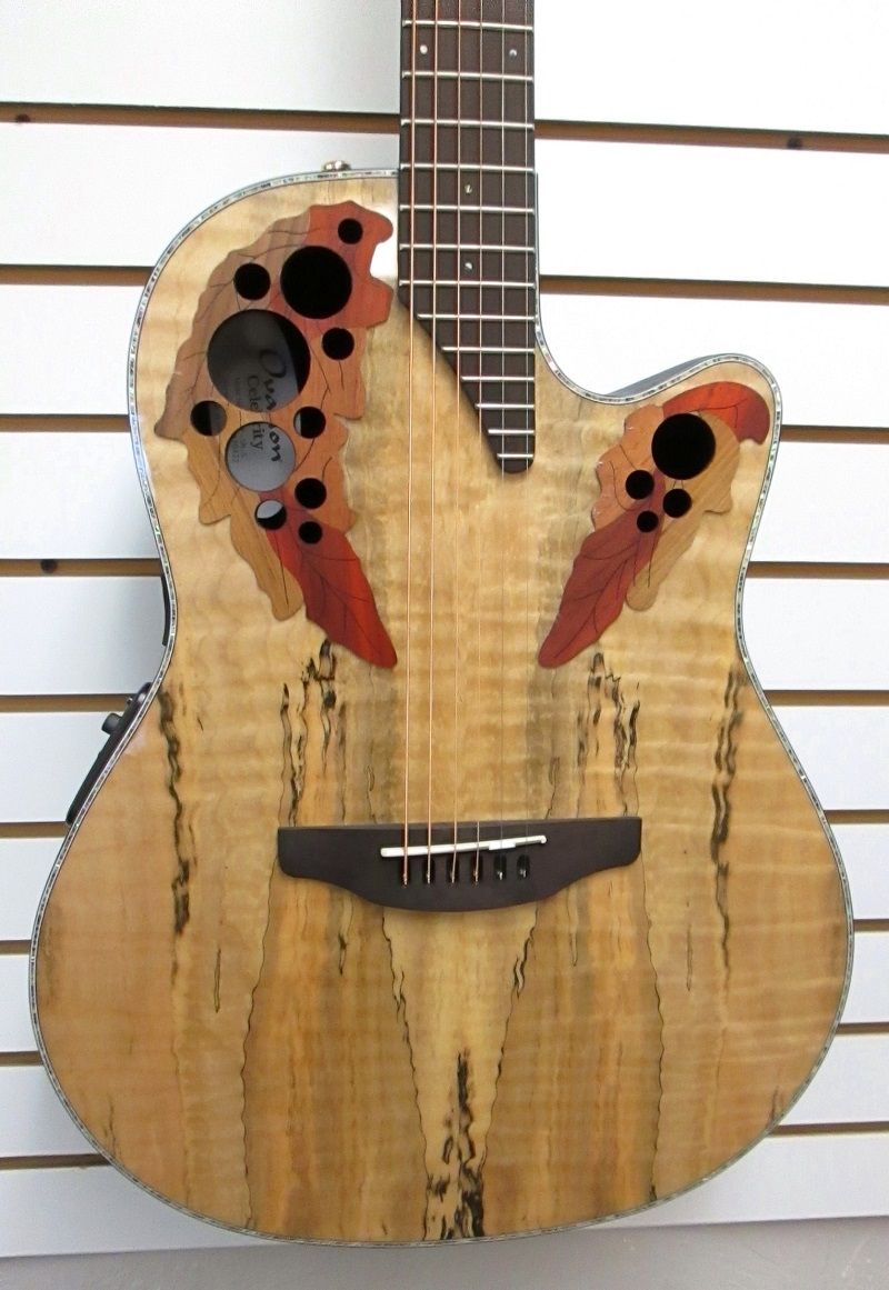 Ovation Celebrity Elite Plus spalted maple Acoustic Electric